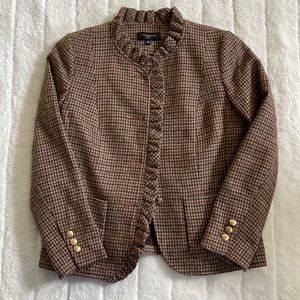 Blazer with gold buttons